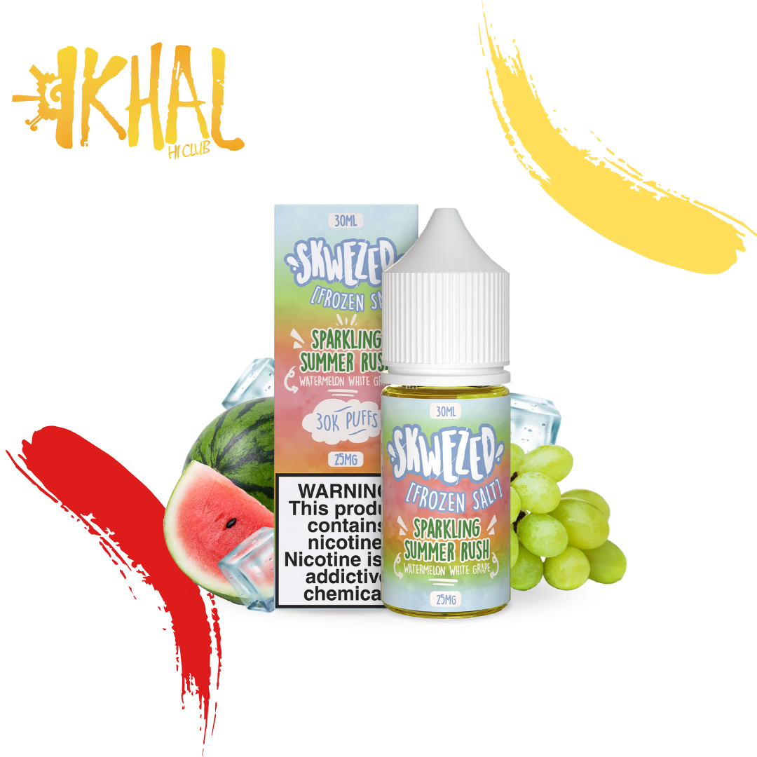 Watermelon White Grape ICE / Skwezed Mix NicSalt