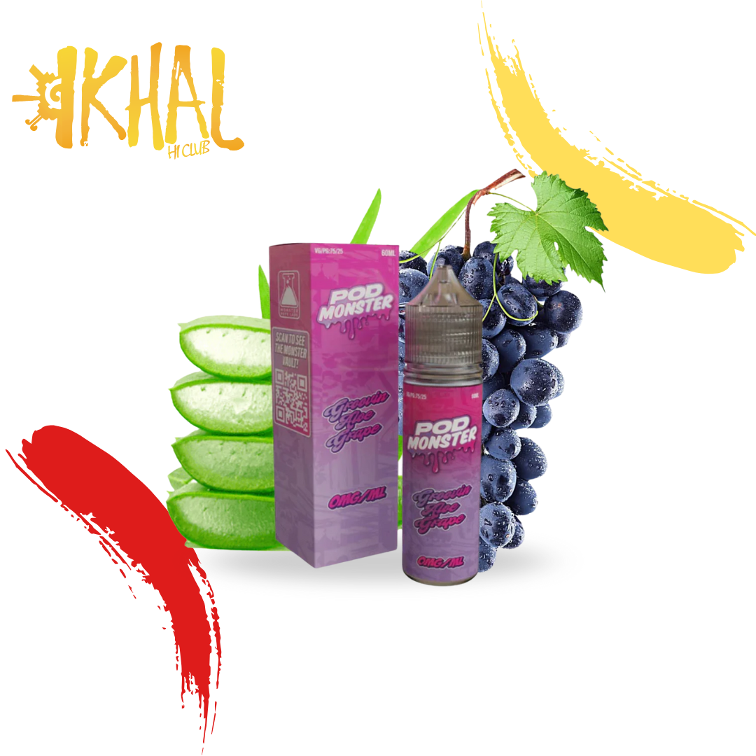 Groovin Aloe Grape / Pod Monster NicSalt