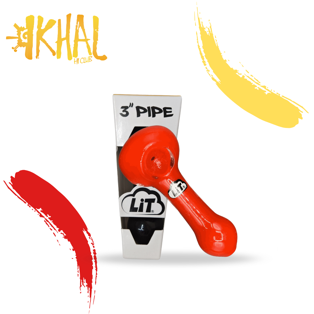 Pipa de Vidrio 3" / Lit Pipes (1 pz)