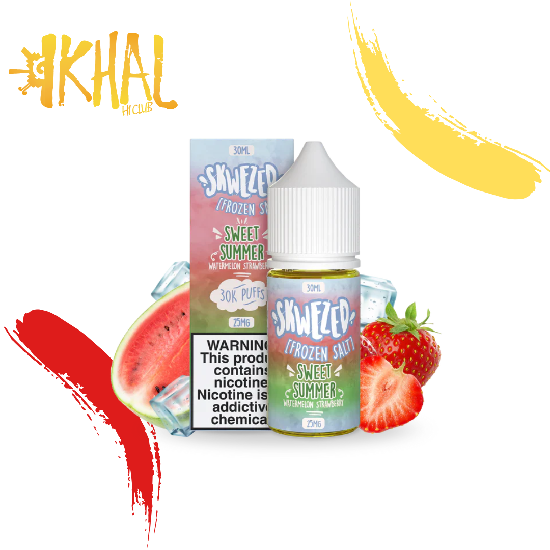 Watermelon Strawberry ICE / Skwezed Mix NicSalt