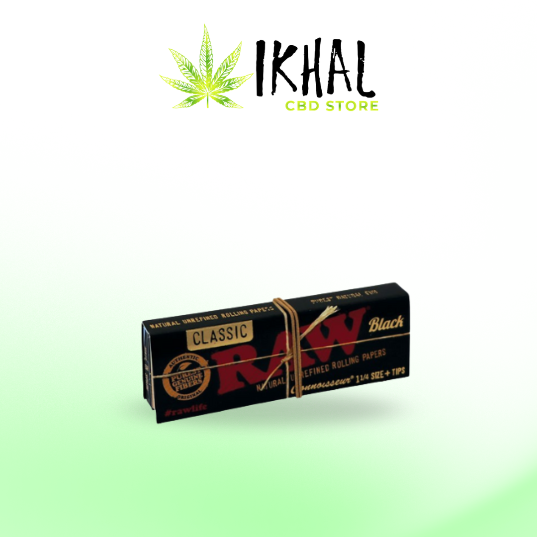 Papel Classic Rolling Papers Black 1/ 1/4 / RAW