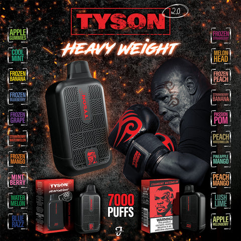 Tyson 2.0 HeavyWeight 7,000 puffs / Pod Desechable