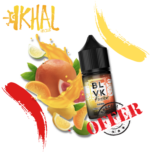 Lemon Tangerine ICE / BLVK Fusion NicSalt
