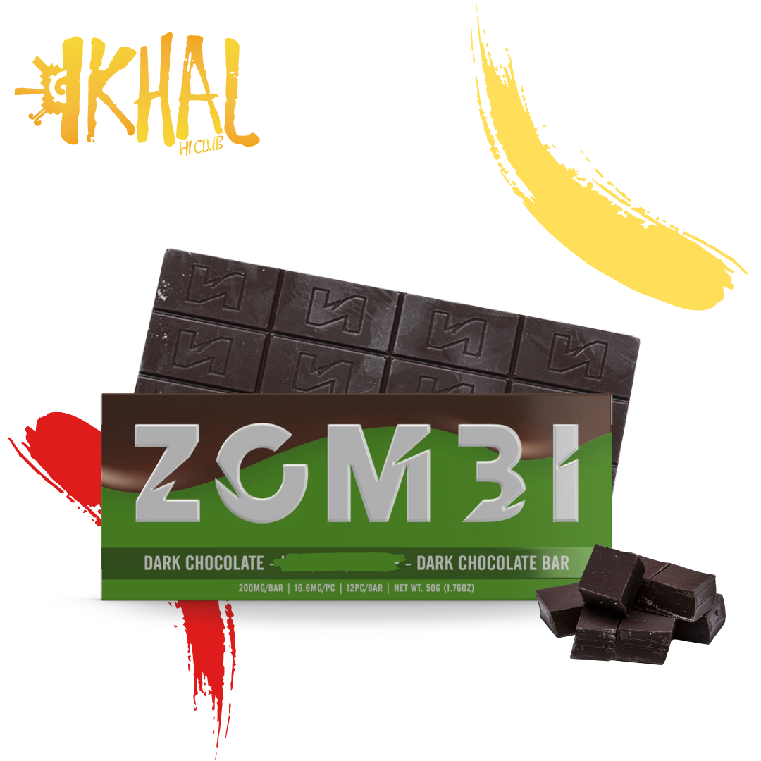H-H-C - D9 - T-H-C-P Barra de Chocolate 200mg / Zombi
