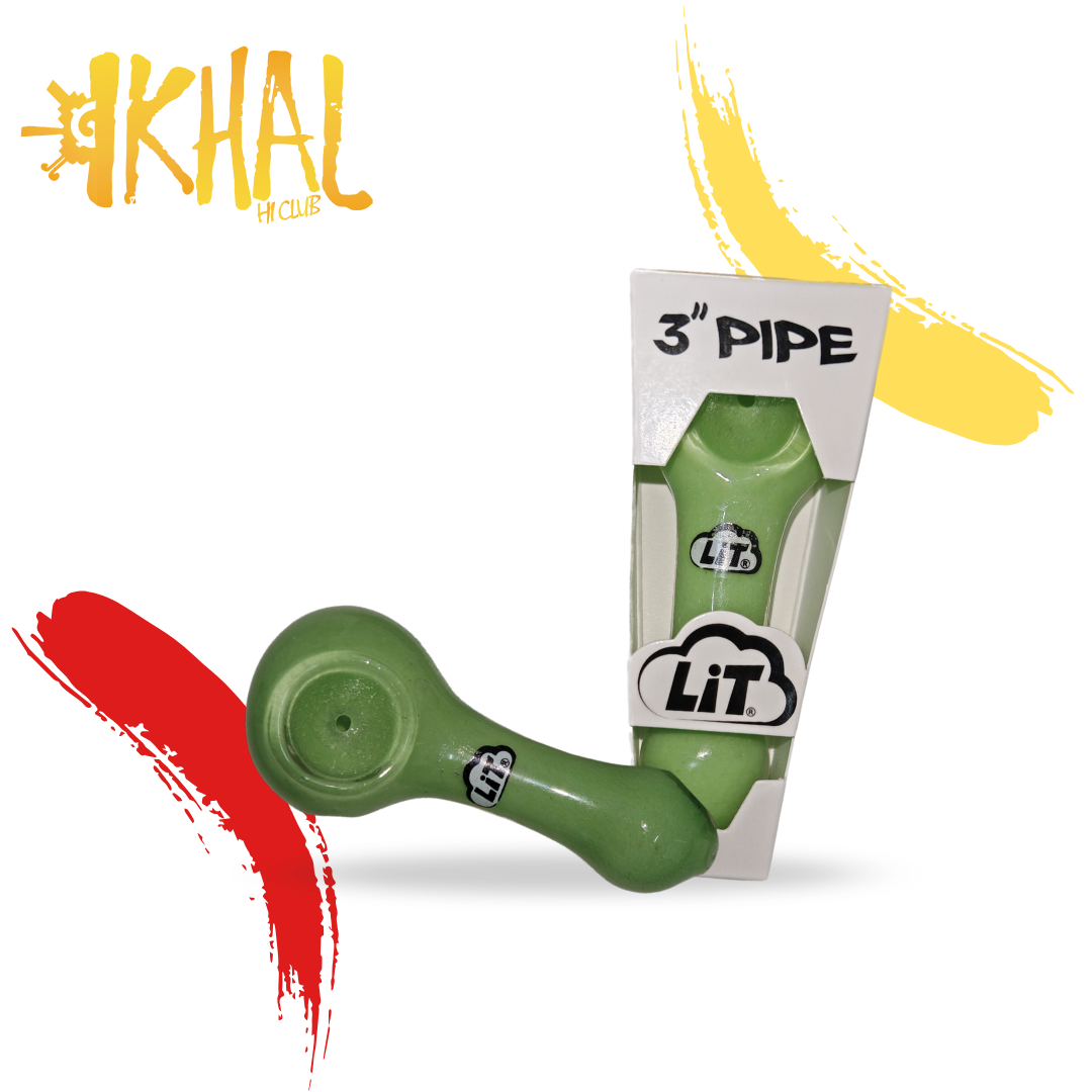 Pipa de Vidrio 3" / Lit Pipes (1 pz)