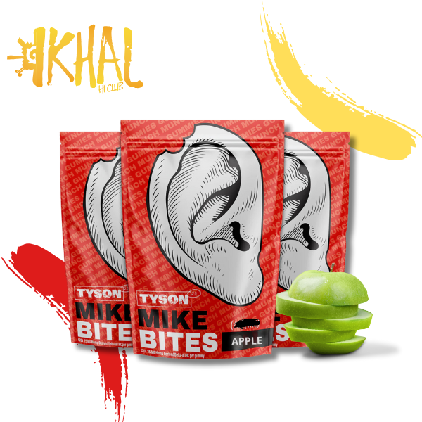 Gomitas C-B-D + D-9 One to One 400 mg / Tyson 2.0 Mike Bites