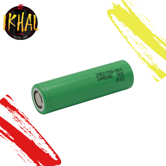 Batería 50S 21700 5000mAh 30A / Samsung (1 PZA)
